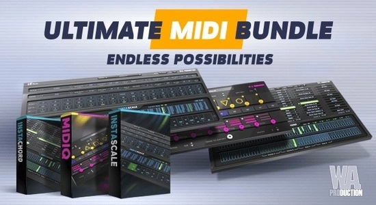 Dtmニュース W A Productionの Midiq Instascale Instachord が収録された Ultimate Midi Bundle が92 Off